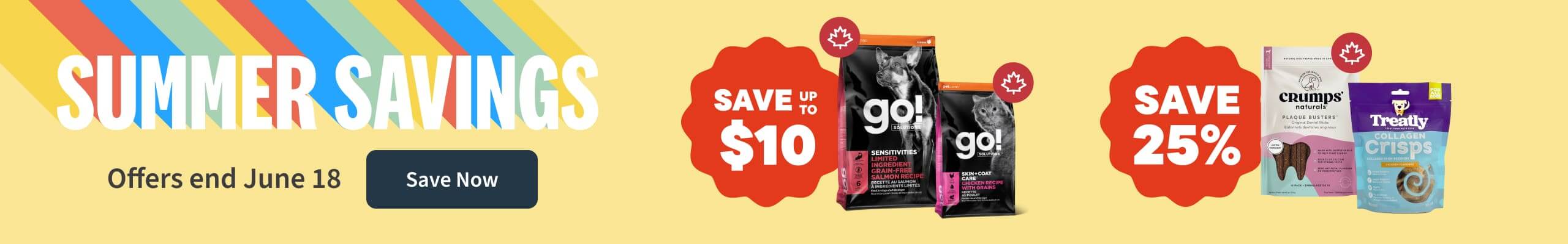 Summer savings. Offers end June 18 - Save Now