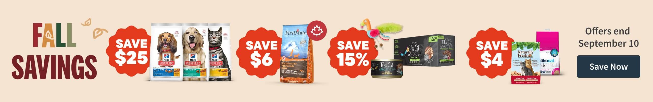 Summer Savings, Offers end August 27. Save Now